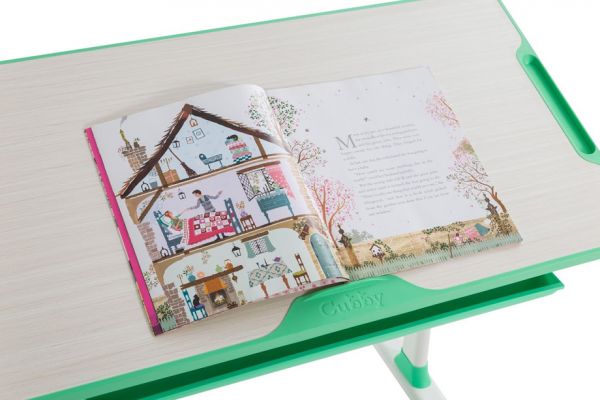 Комплект растущая парта и стул Cubby Disa Green