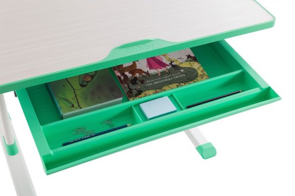 Комплект растущая парта и стул Cubby Disa Green