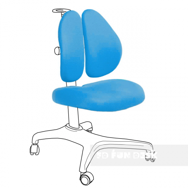 Чехол для кресла FunDesk Bello II Blue