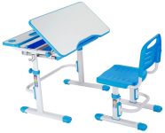 Растущая детская парта и стул Cubby Botero Blue
