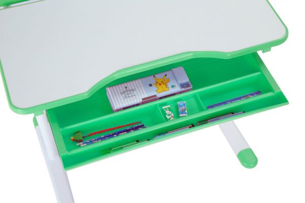 Растущая детская парта и стул Cubby Botero Green