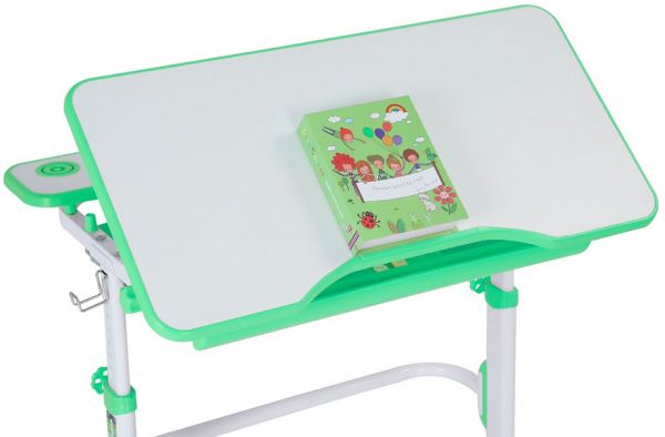 Растущая детская парта и стул Cubby Botero Green