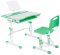 Растущая детская парта и стул Cubby Botero Green