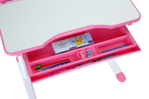 Растущая детская парта и стул Cubby Botero Pink