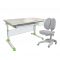 Парта Cubby Brunia Green и кресло FunDesk Solerte Grey