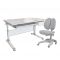 Парта Cubby Brunia Grey и кресло FunDesk Solerte Grey