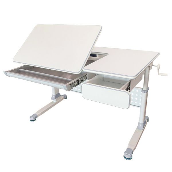 Парта Cubby Brunia Grey и кресло FunDesk Solerte Grey