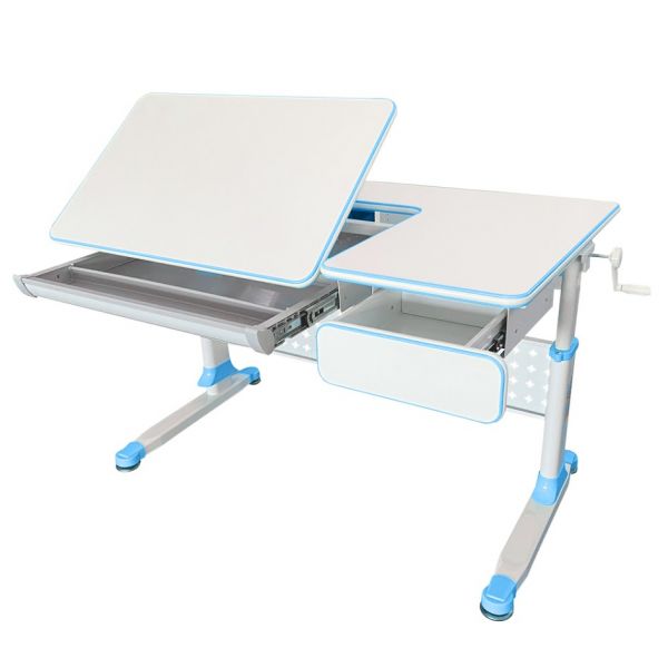 Парта Cubby Brunia Blue и кресло FunDesk Solerte Grey