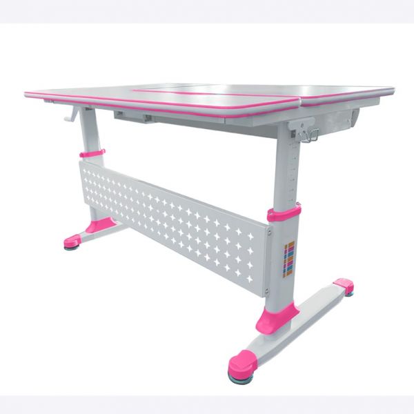 Парта Cubby Brunia Pink и кресло FunDesk Solerte Grey