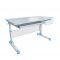Парта Cubby Brunia Blue и кресло FunDesk Solerte Grey