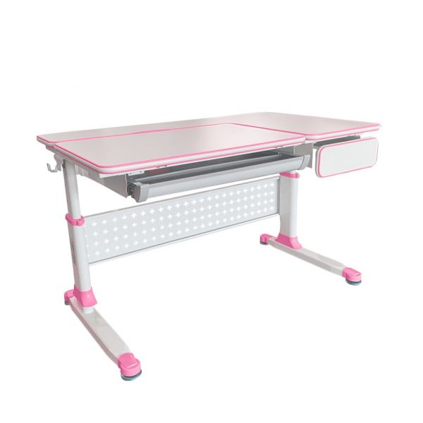 Парта Cubby Brunia Pink и кресло FunDesk Solerte Grey
