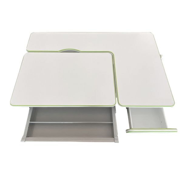 Парта Cubby Brunia Green и кресло FunDesk Solerte Grey