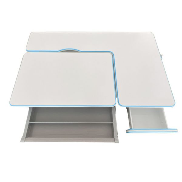 Парта Cubby Brunia Blue и кресло FunDesk Solerte Grey