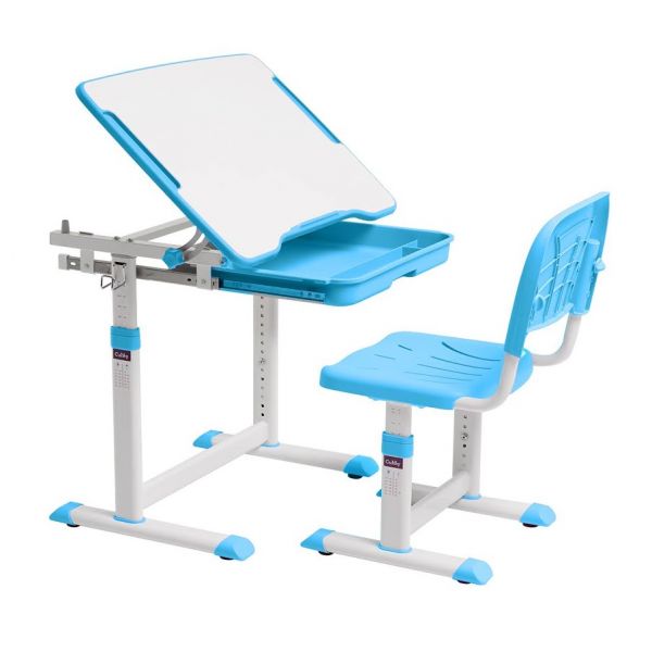 Детская растущая парта трансформер для школьника и стул Cubby Sorpresa Blue