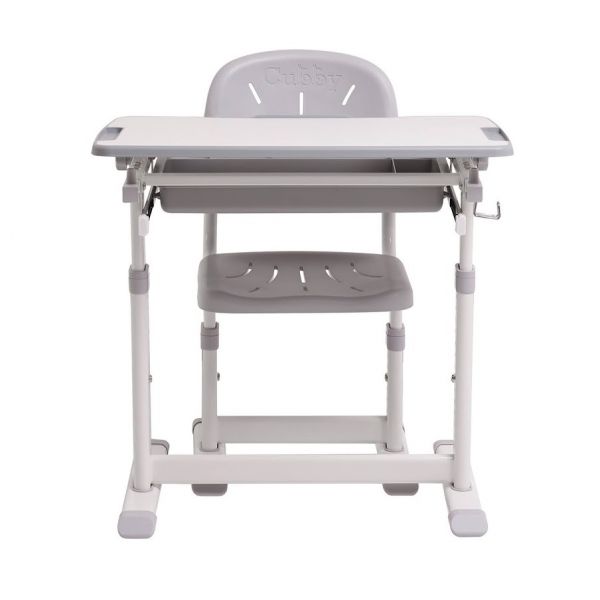 Детская растущая парта трансформер для школьника и стул Cubby Sorpresa Grey