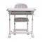 Детская растущая парта трансформер для школьника и стул Cubby Sorpresa Grey