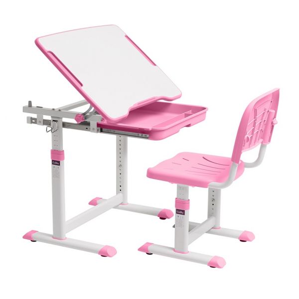 Детская растущая парта трансформер для школьника и стул Cubby Sorpresa Pink