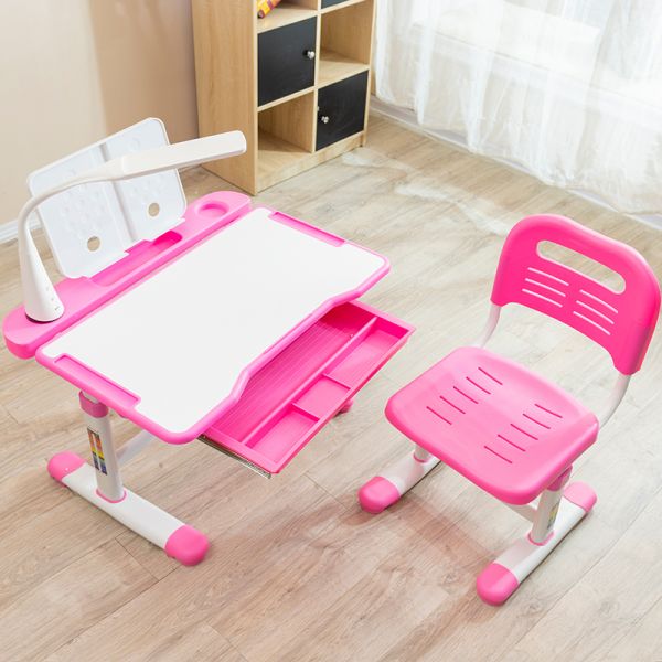 Комплект Cubby стол + стул Vanda Pink