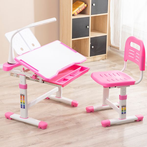 Комплект Cubby стол + стул Vanda Pink