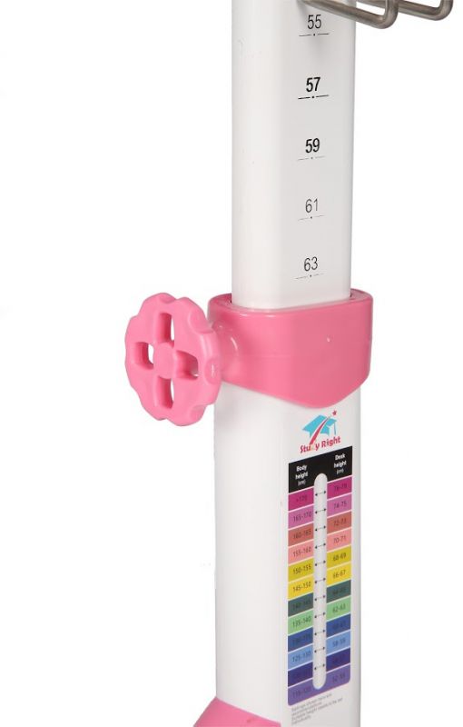 Растущая детская парта и стул Cubby Botero Pink