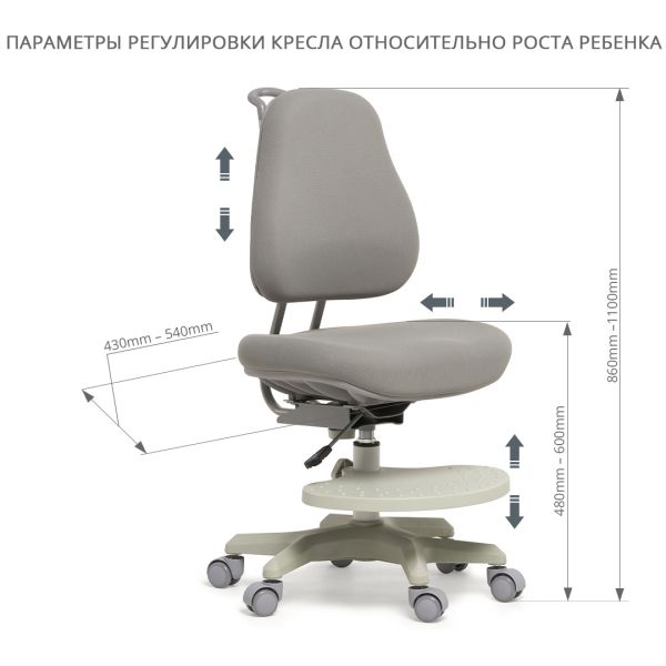 Кресло с подставкой для ног Cubby Paeonia Green