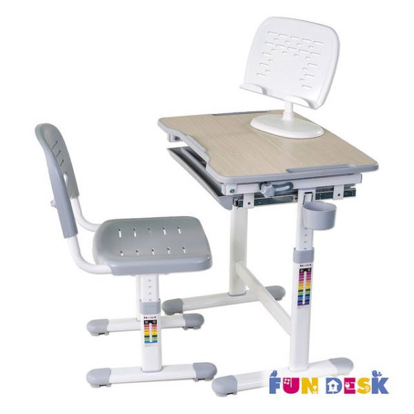 Набор учебный FunDesk Piccolino Grey