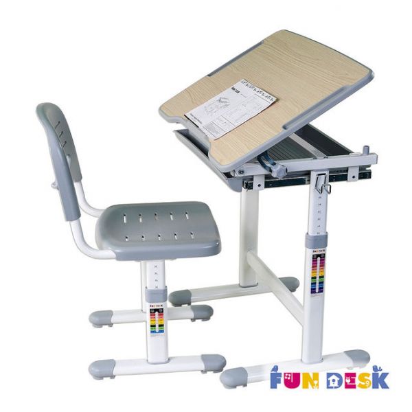 Набор учебный FunDesk Piccolino Grey