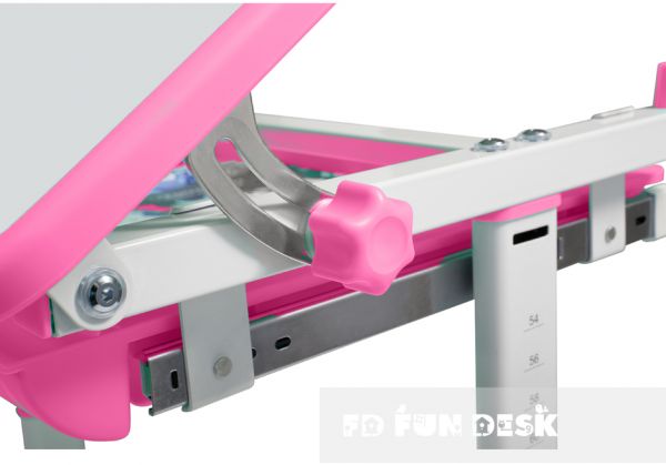 Комплект FunDesk растущая детская парта и стул Piccolino III Pink