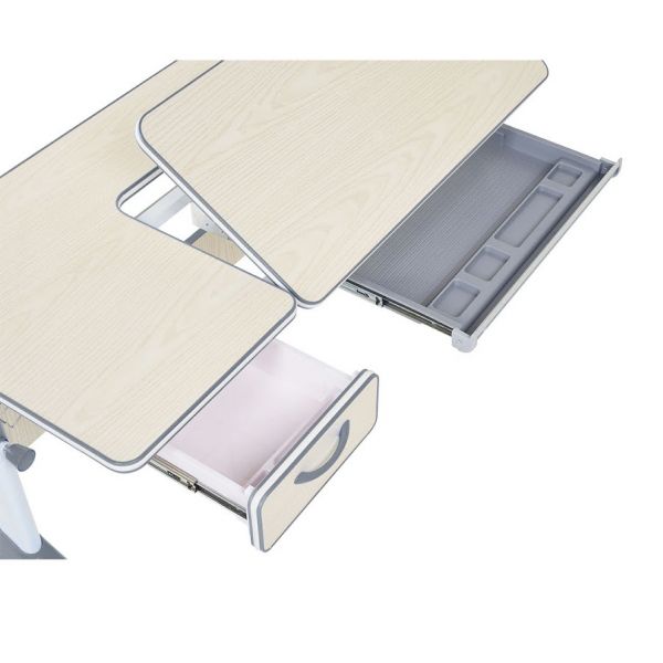Парта Cubby для школьника растущая Imparare Grey