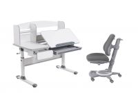 Комплект парта Cubby Rimu Grey и кресло FunDesk Bravo Grey