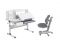 Комплект парта Cubby Rimu Grey и кресло FunDesk Bravo Grey