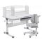 Комплект Cubby парта Rimu Grey с креслом Aranda Grey