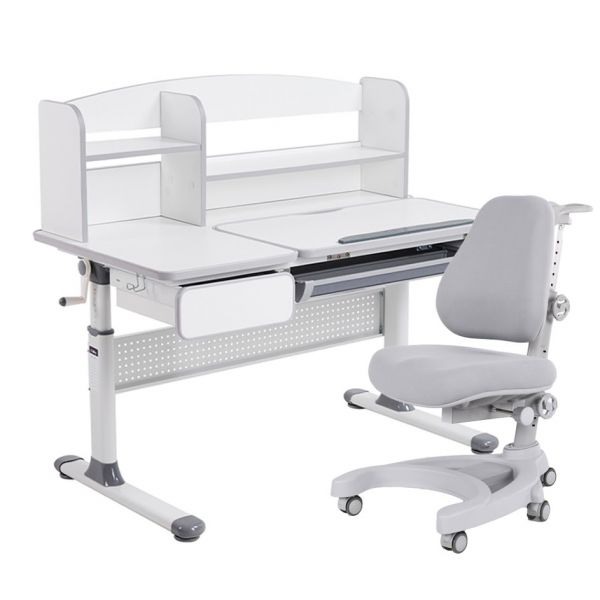 Парта Cubby Rimu Grey и кресло Cubby Magnolia Grey