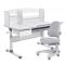 Парта Cubby Rimu Grey и кресло Cubby Magnolia Grey