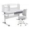 Комплект Cubby парта Rimu Grey с креслом Paeonia Grey