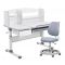 Парта Cubby Rimu Grey и кресло FunDesk Pratico Grey
