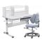 Парта Cubby Rimu Grey с креслом FunDesk Vetta II Grey