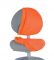 Чехол для кресла FunDesk Cielo Orange