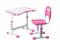 FunDesk растущая детская парта и стул Sole II Pink