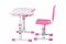 FunDesk растущая детская парта и стул Sole II Pink
