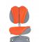 Чехол для кресла FunDesk Solerte Orange