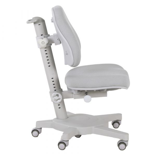 Cubby растущая парта Rimu Grey и учебное кресло Solidago Grey