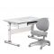 Комплект парта Cubby Toru Grey с креслом FunDesk Cielo Grey
