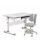 Комплект парта Cubby Toru Grey с креслом FunDesk Primo Grey