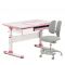 Комплект парта Cubby Toru Pink с креслом FunDesk Primo Grey