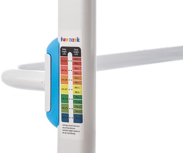 Растущая парта и стул FunDesk Vivo II Blue